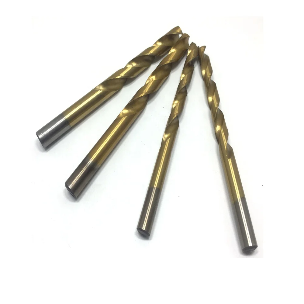 
HSS Titanium Color HSS High Speed Steel Drill Bits 