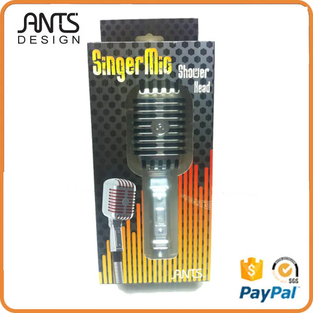 Vintage Microphone shape novelty shower head