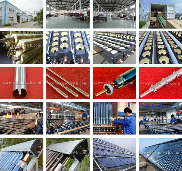 Лидер продаж самодельные тепловые трубки солнечные нагревательные коллекторы