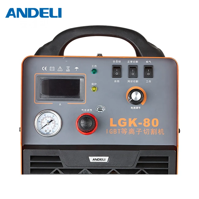 ANDELI портативная плазменная резка IGBT двойной модуль CUT-80 380v плазменный резак инвертор машина для воздушной плазменной резки