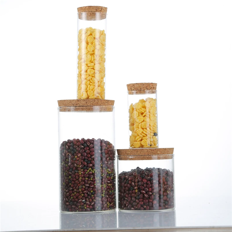 
Buy Single Item Glass Cosmetic Jars 4 Oz Glass Jar With Cork Lid Food Storage Glass Jar 