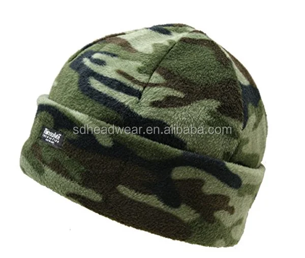 NEW WINTER WARM FLEECE BOB HAT US MILITARY WATCH CAP CAMOUFLAGE BEANIE