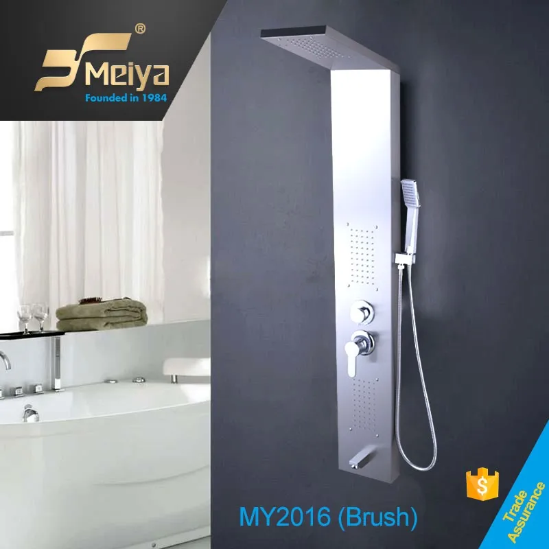 
Meiya Shower Set in Cubic Design wall mounted multifunctional SPA showel panel in shower room  (60662751065)