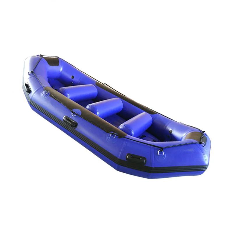Waterplay Craft FREESUN Manufacturer wholesale 5678 persons Blue Inflatable Raft Motor Boats rescue rafting rowing drifting boat