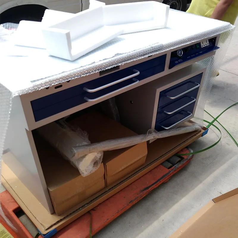 Dental laboratory furniture dental lab technician table work bench single WORKSTATION