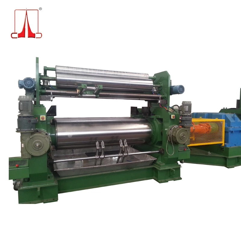 High Quality XK-560 Open Two Roll Rubber Mixing Mill with Motorized Nip Adjusting