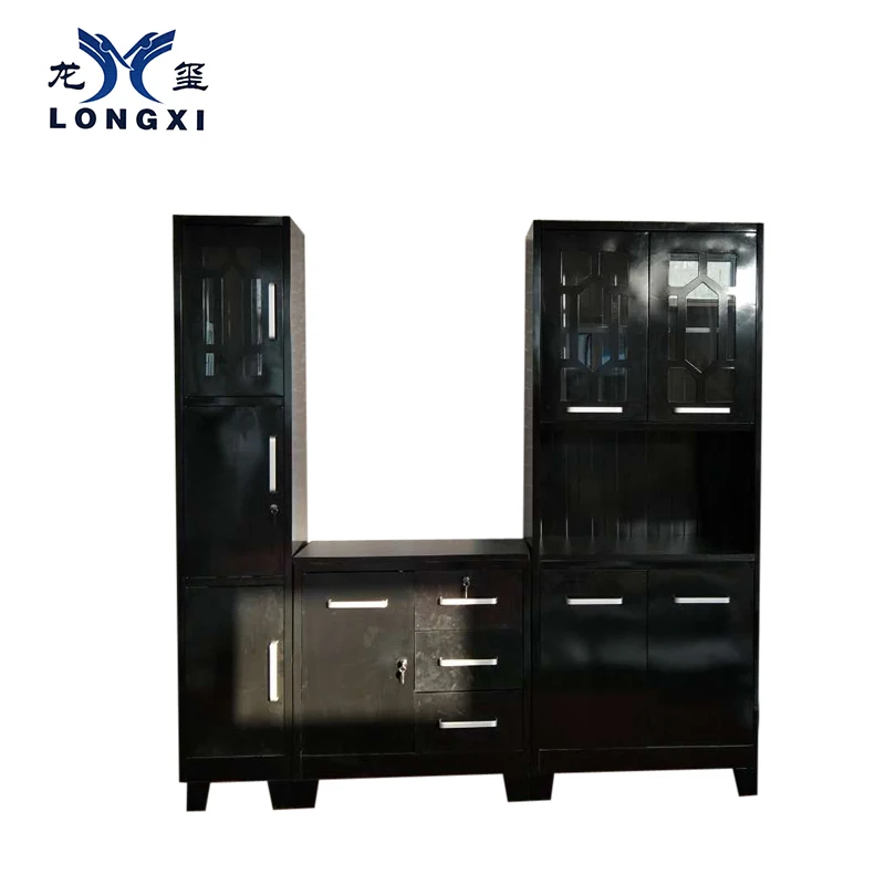 
2019 High Quality Black Ironing Competitive Office Metal Cupboard With Bench 