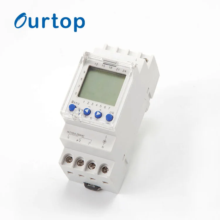 Цифровой программируемый 24 часовой формат выключатель с точечной 45 ВКЛ/ВЫКЛ