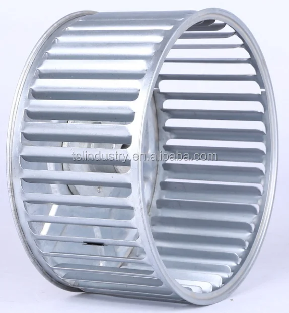 squirrel cage industrial exhaust fan air gas blower Impeller inline fan wheel price