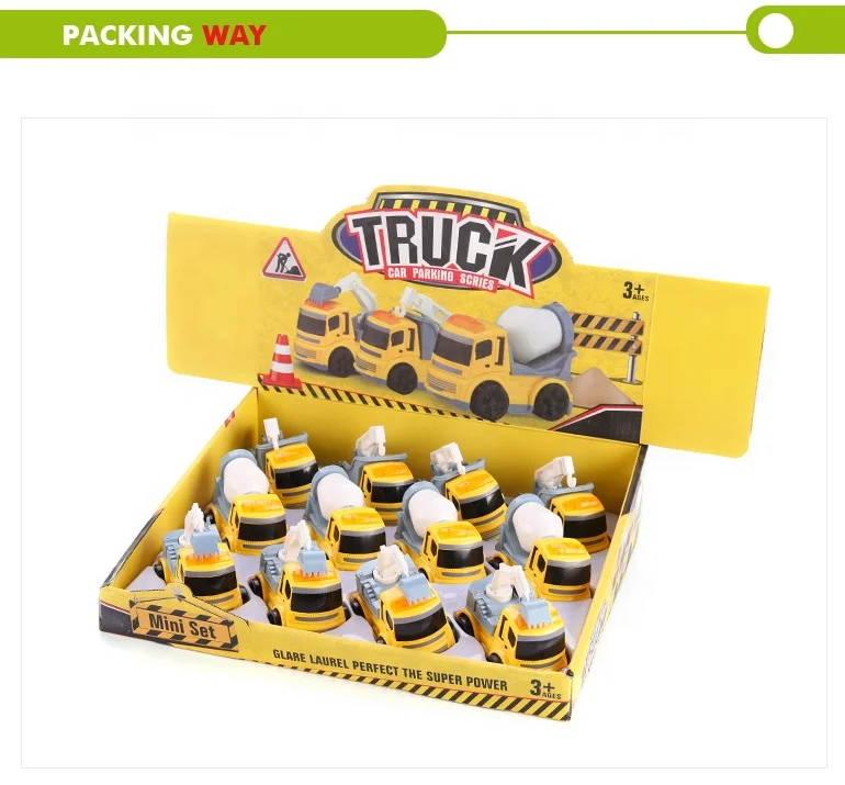 inertial engineering plastic truck car china candy toy for wholesale