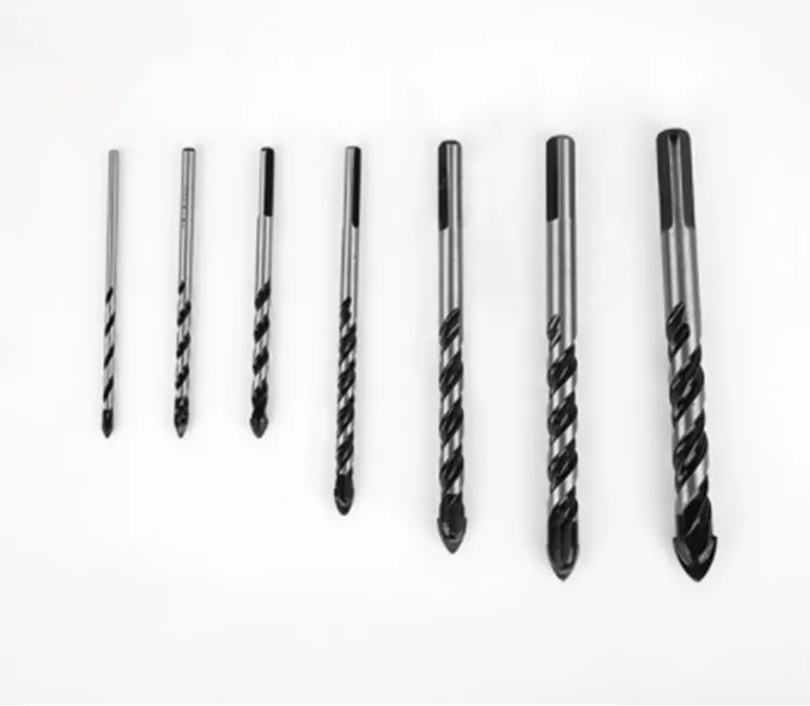 TUNGSTEN CARBIDE DRILL BIT SET FOR TILES CONCRETE BRICK GLASS 6 8 10 12MM
