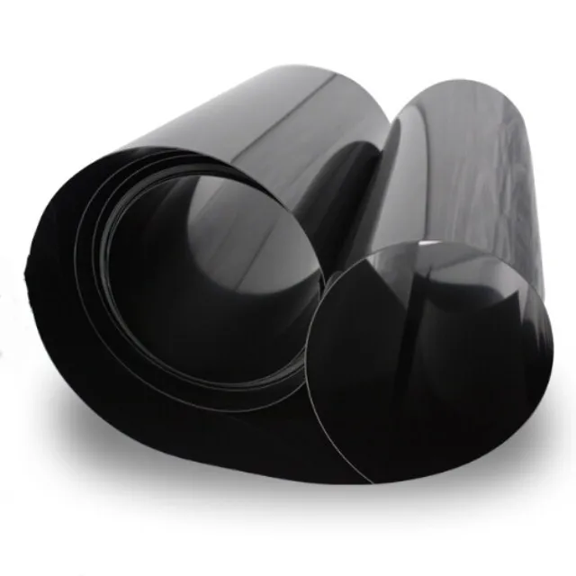 
0.5mm Glossy Black Finish PVC Film PVC Plastic Sheet Rolls for Vacuum Forming 