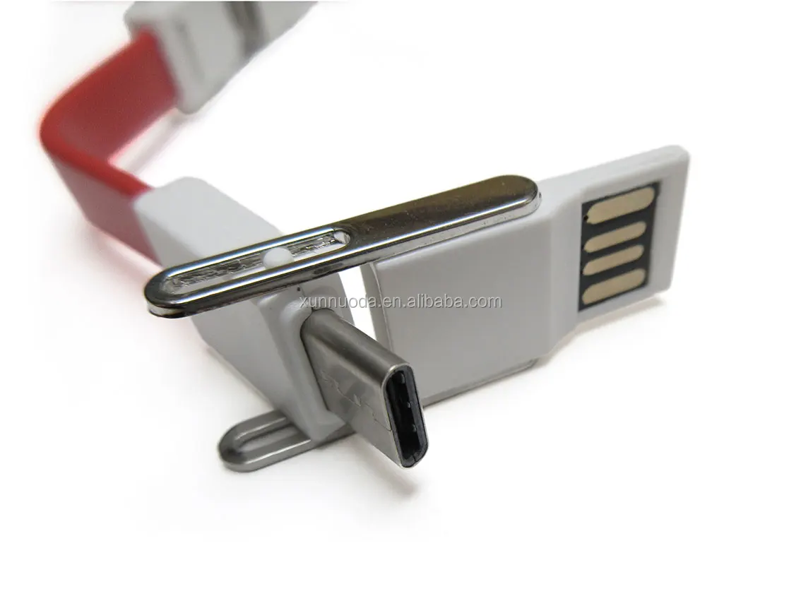 
4in1 USB Type C OTG Magnetic Cable with Key Ring 