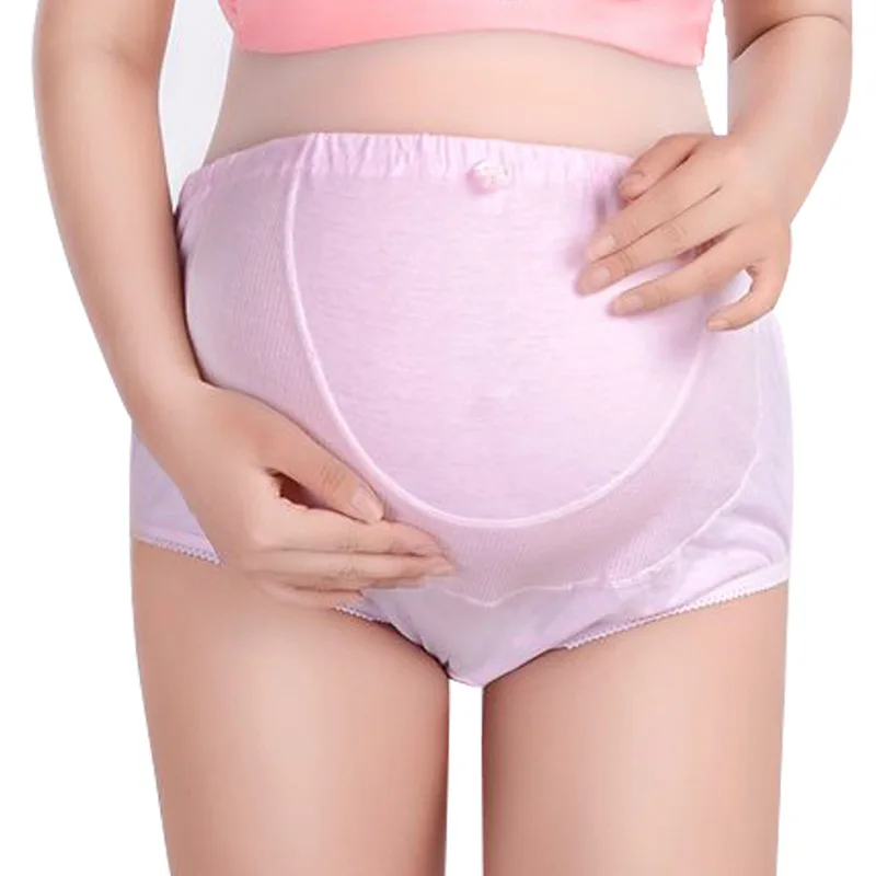 MOQ 1PC 2019 Cotton Explosion Models High Waist Underwear Elastic Adjustable Stomach Lift Large Size Women Maternity Panties