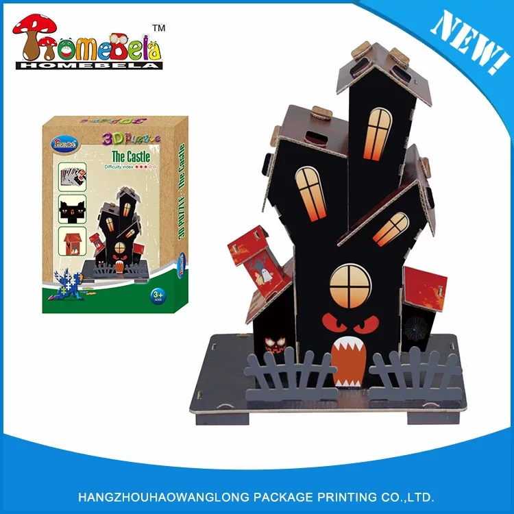 Cheap hot sale top quality 3d wooden puzzles