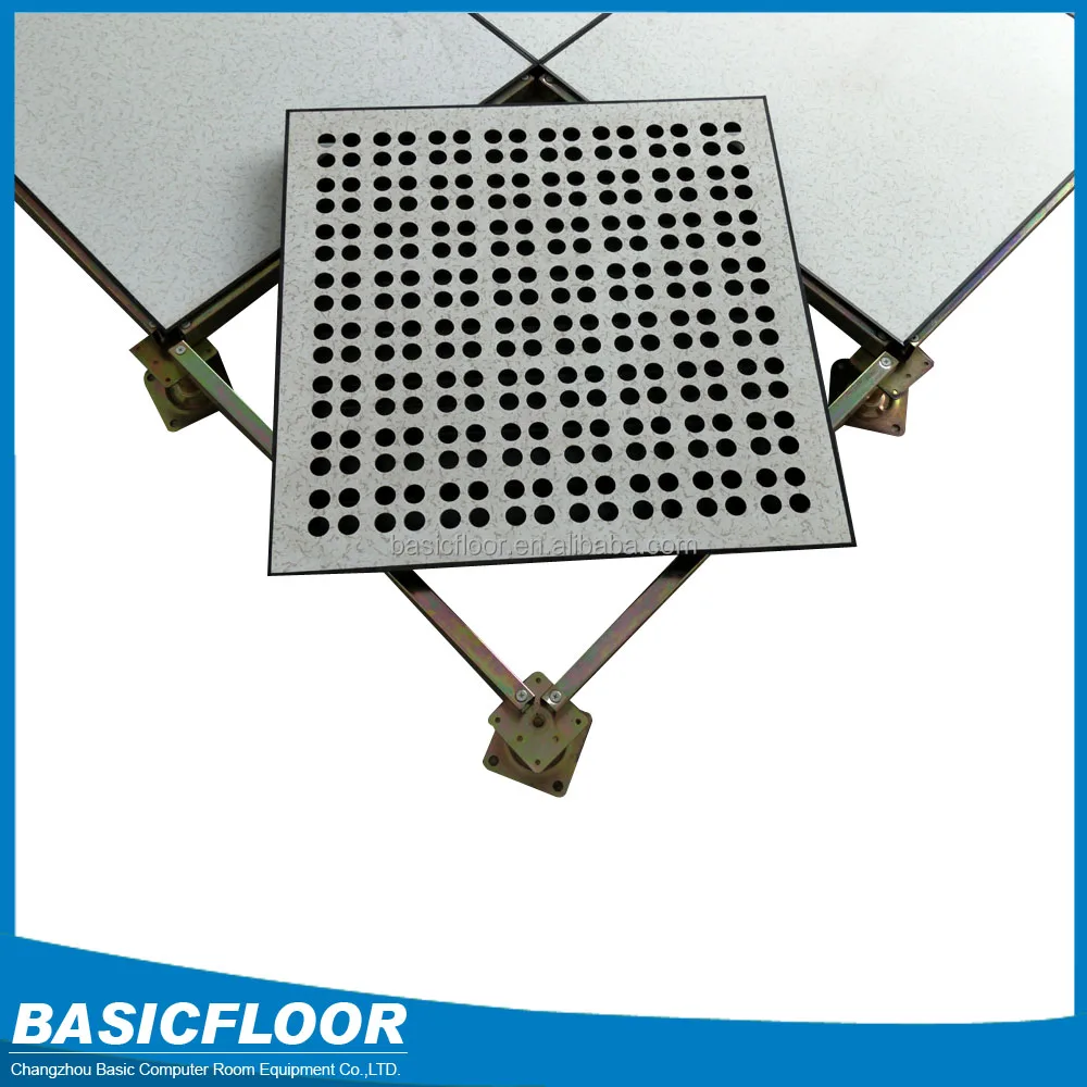 China wholesale server room anti-static perforated raised floor