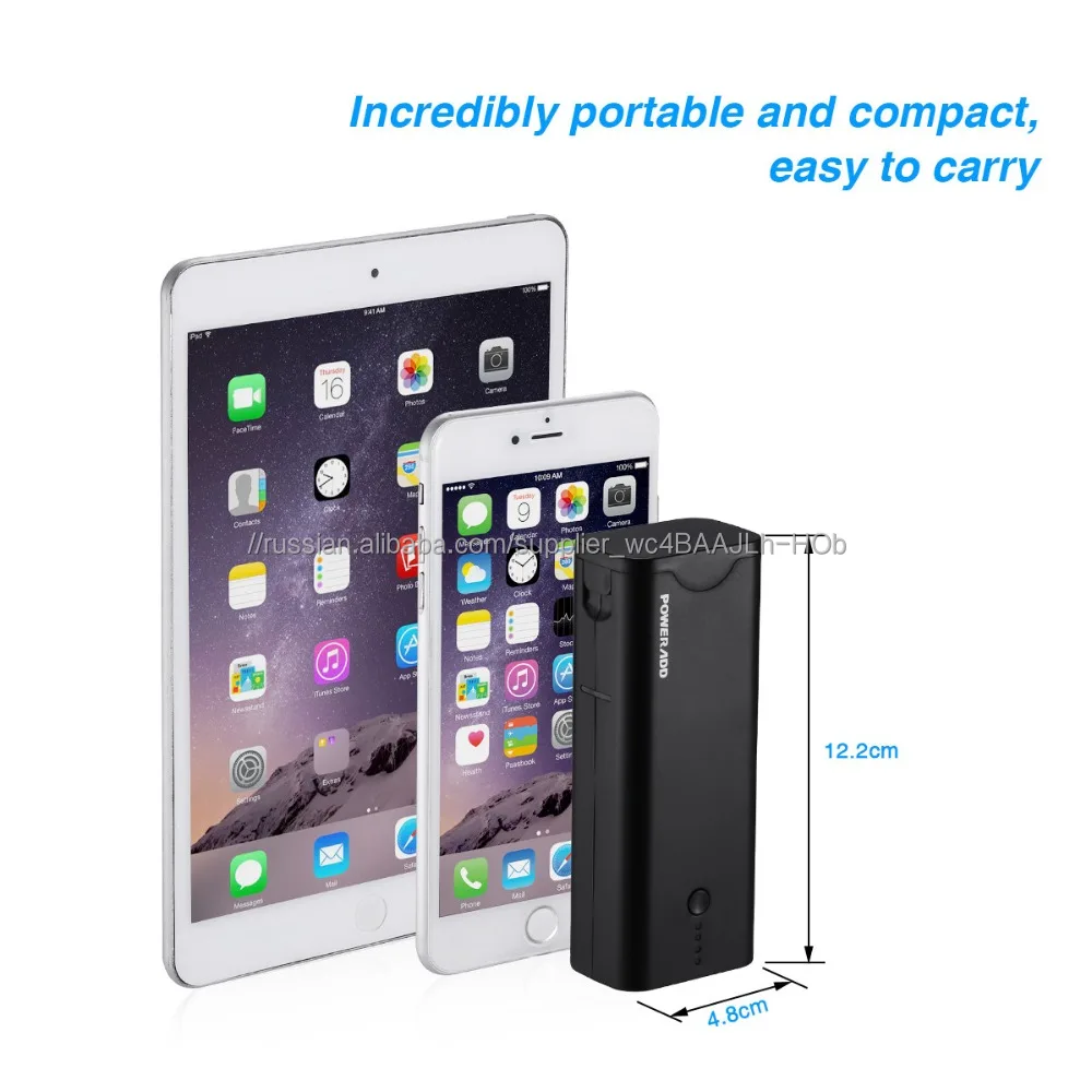 Портативный powerbanks 5200 мАч мини powerbank