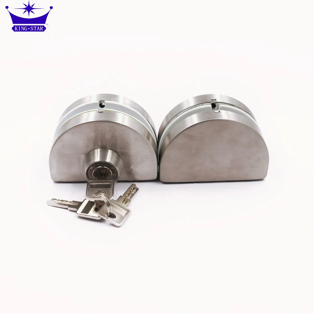 Центральные дверные замки, двойная боковая ручка, раздвижной стеклянный дверной замок с ключами