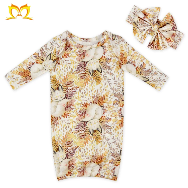 Adorable doll and me flap shoulder dress with headband for rib trousseau baby sleeping bag