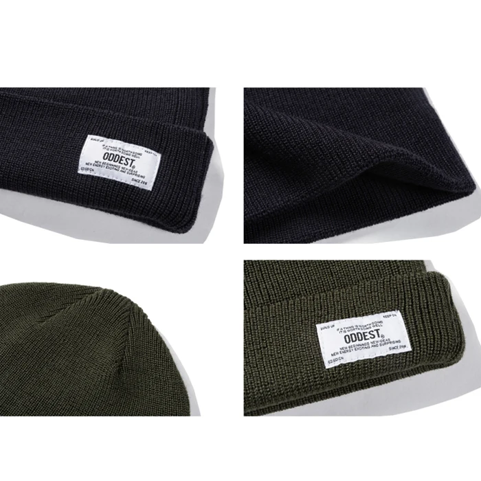 Good quality plain cashmere hat, custom cashmere beanie hat with label