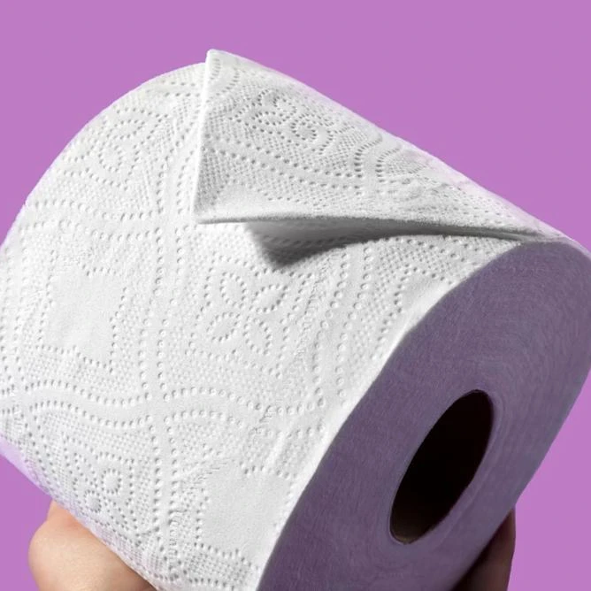 Custom embossed toilet paper