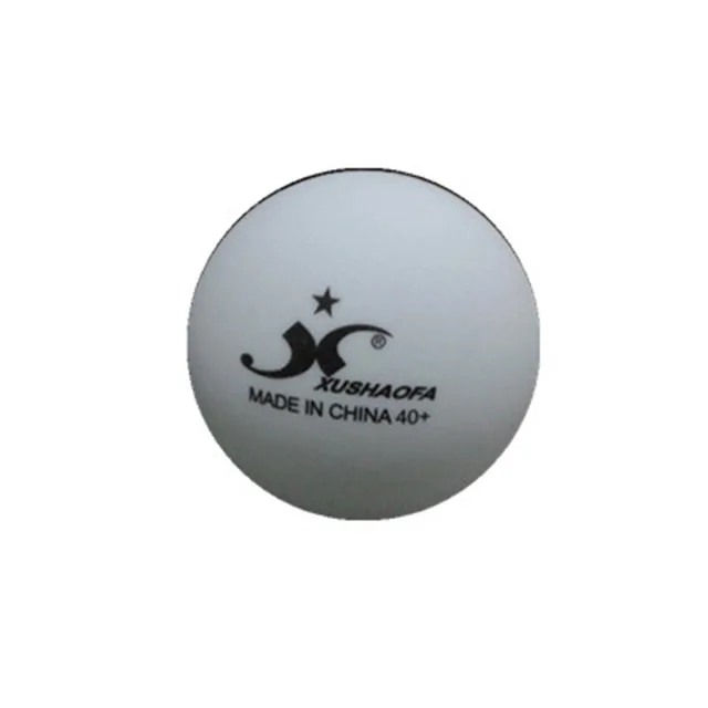Yiwu Factory Wholesale High Polymer With High Bounce Pp 40mm White Seamless Xushaofa Brand Plastic 3 Star Table Tennis Ball