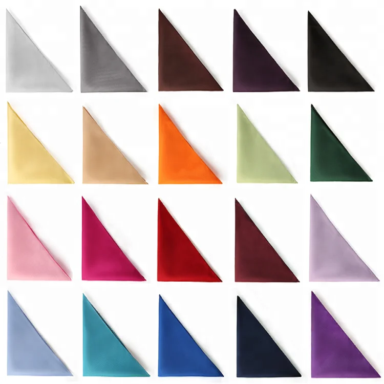 LELE Wholesale Silk Soft Handkerchiefs for Men in China Plaid Hanky Lot Custom Cotton Printed Pocket Square