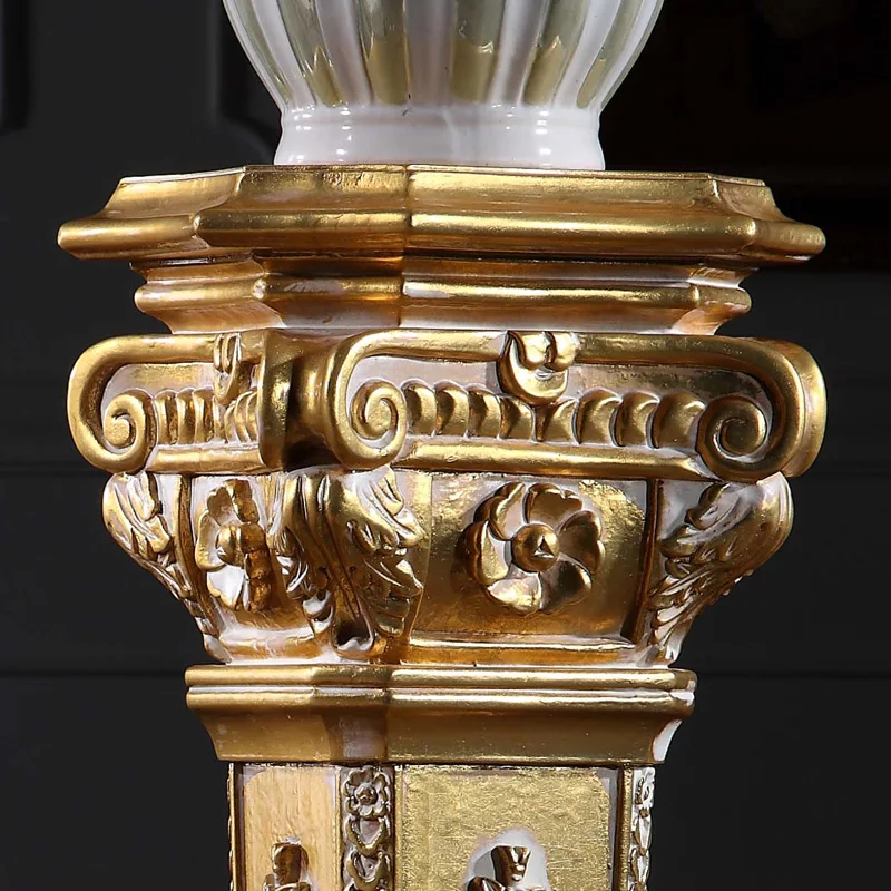 Старинная испанская мебель для гостиной ручная резьба подставка вазы