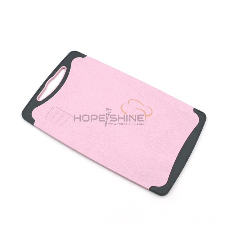 Healthy plastic cutting board wheat straw chopping board for kitchen use