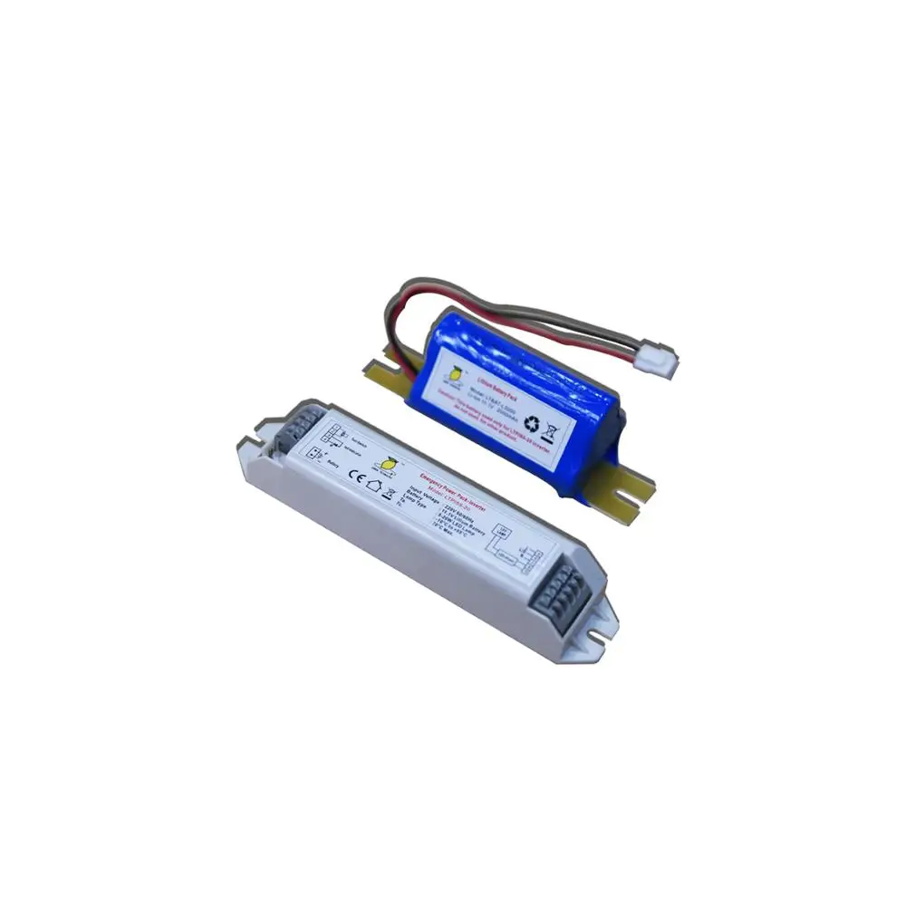 
led emergency lighting module for 5-20W LED light including ermgency converter and Li-ion battery 