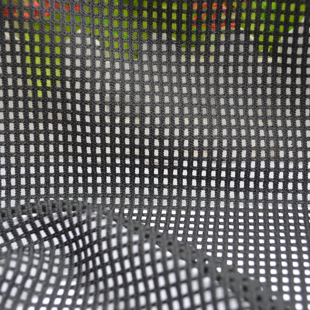 Coarse Needle Square Hole 100 Polyester Mesh Fabric for Fashion Women