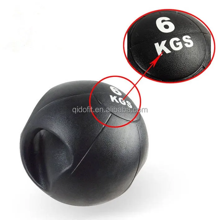 Хлопните/терапии/тренажерный зал мяч упражнения медицинский мяч для тренировки с ручками