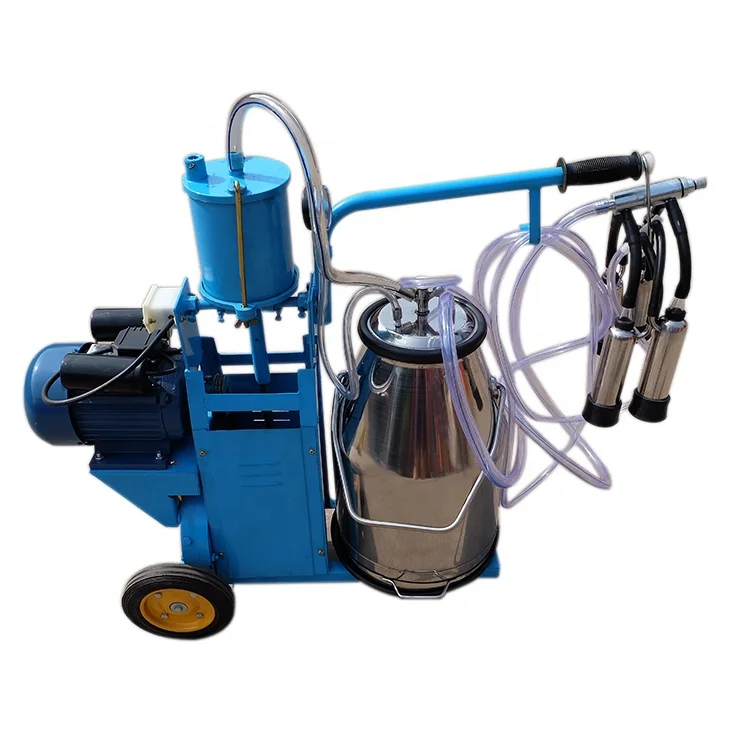 Piston type single bucket light cow milking machine equipment