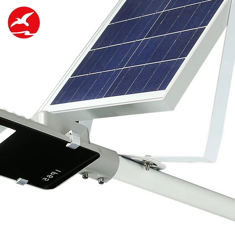 Aluminum Housing dimmable remote control ip65 10 20 25 30 35 45 50 watt solar Led street light