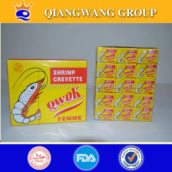 QWOK HALAL CREVETTE BOUILLON CUBE SHRIMP SEASONING CUBE