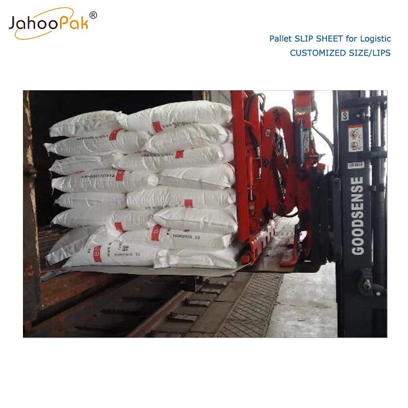 Factory Using Heavy Load Capabilities Waterproof Pallet Plastic Slip Sheet