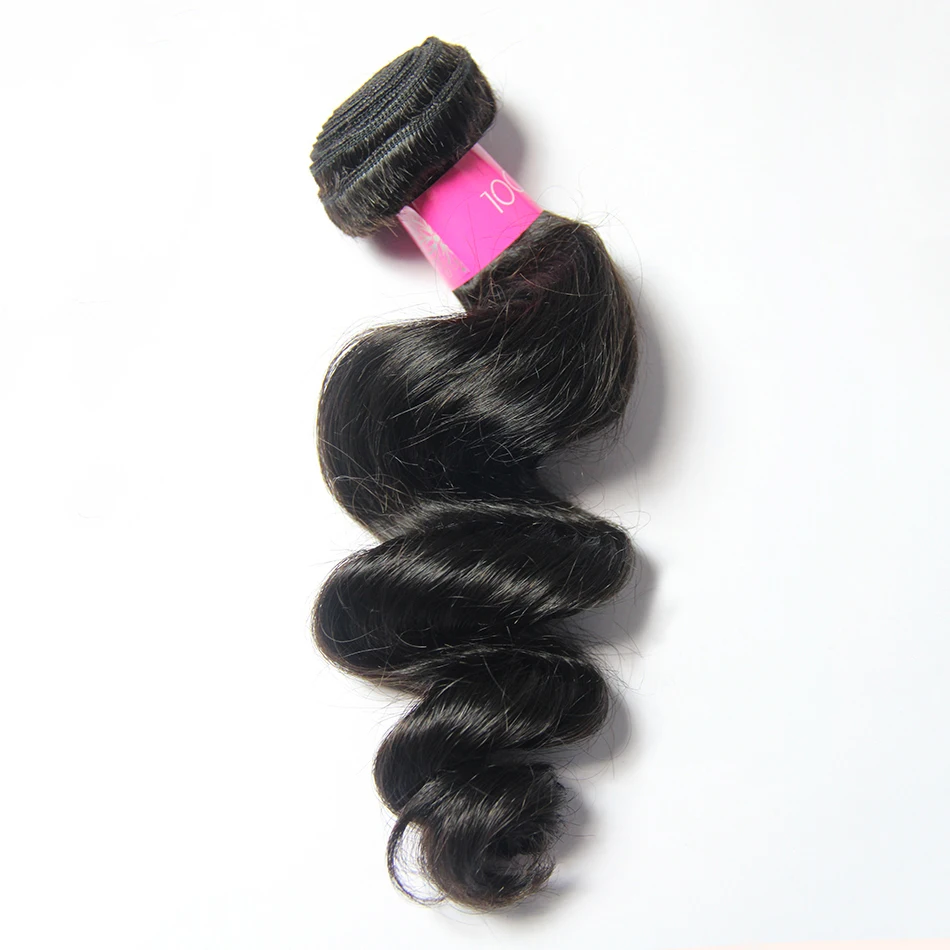 
top product in 2018 unprocessed natural color low luster hair weave can be dyed 