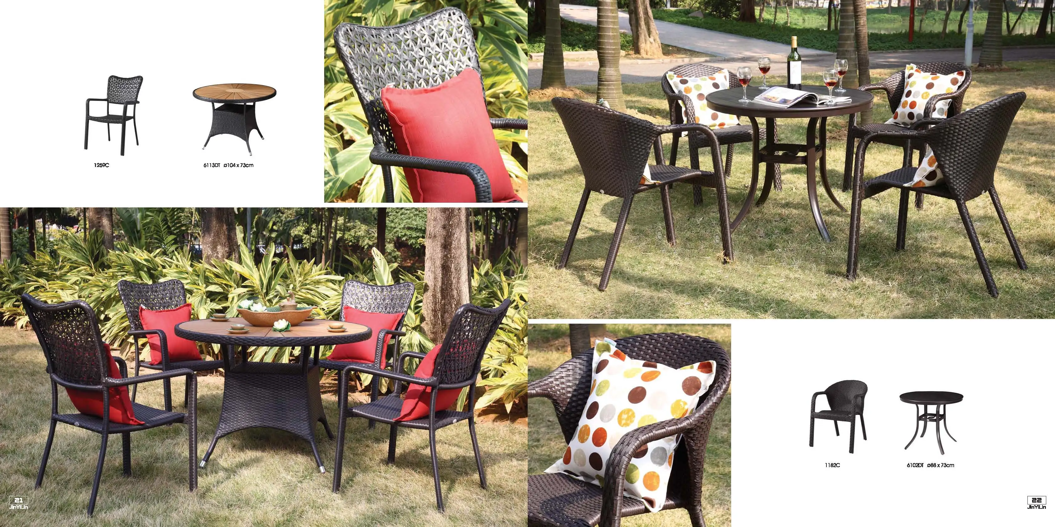 Customized flower weaving pattern outdoor garden rattan wicker chair for sale