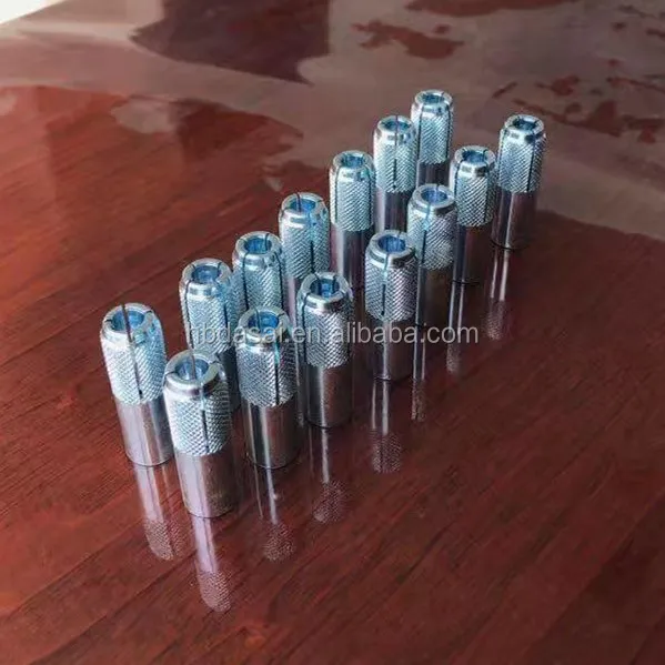 Good m20 grade4.8 drop in anchor for concrete structure