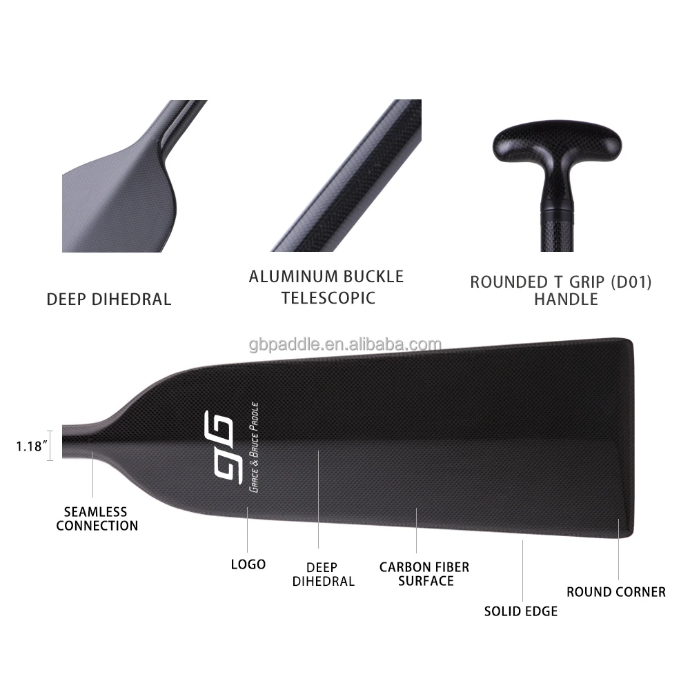 Lightweight IDBF Rowing Boat Paddle Dragon for sale