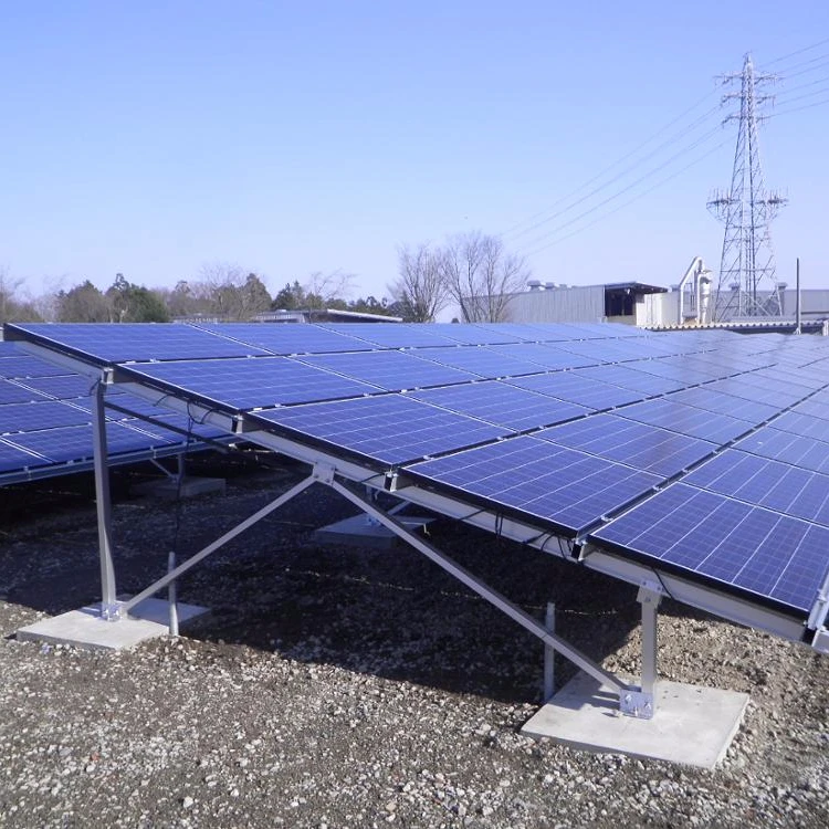 Goomax 1MW solar power plant mounting structures, solar racking