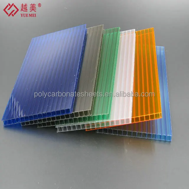 polycarbonate hollow sheet PC roofing panels plastic construction materials