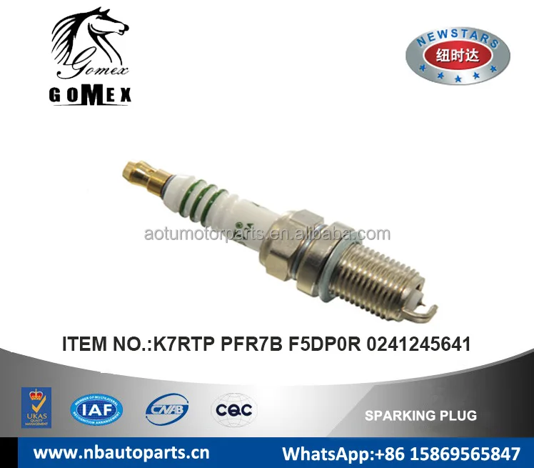 
High Quality Auto Spark Plug K7RTP PFR7B F5DP0R 0241245641 for AUDI.etc. 