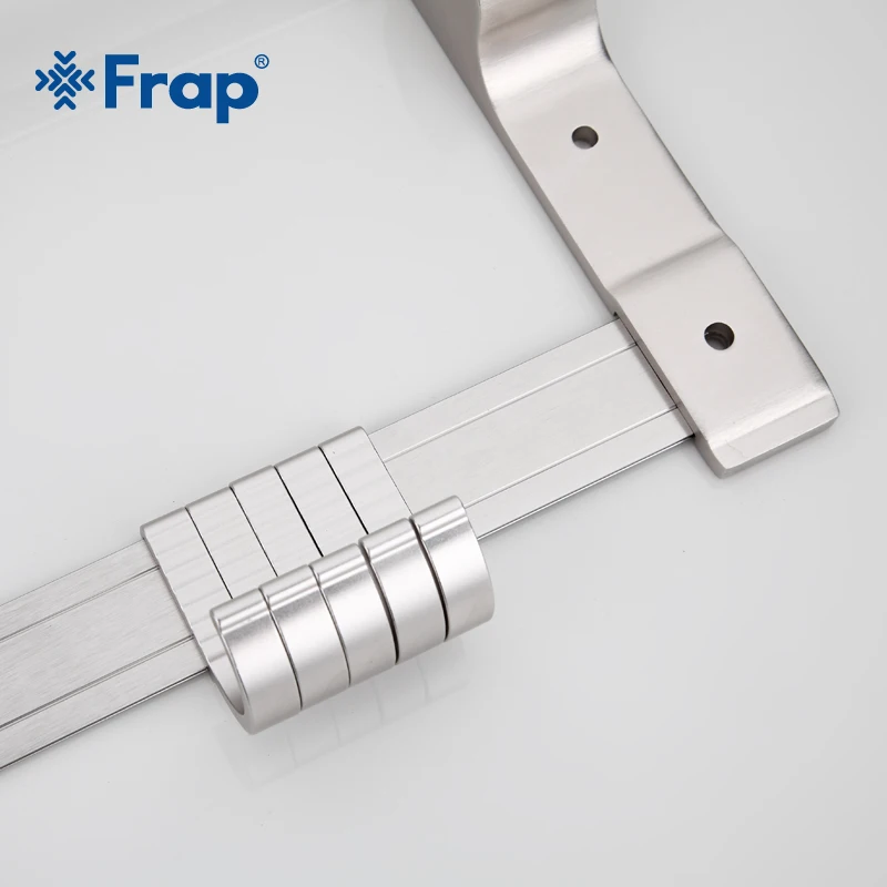 Frap Space, алюминиевая вешалка для полотенец, Настенная Регулируемая вешалка для полотенец с крючками F808