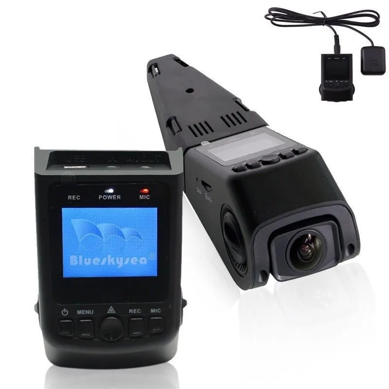 B40 A118 новатэк 96650 AR0330 6 г линзы H.264 1080 P мини-автомобиля в-dash фотоаппарат видеорегистратор + GPS