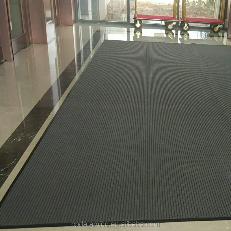 rubber back antidust entrance mat for hotel entry or exit floor mats