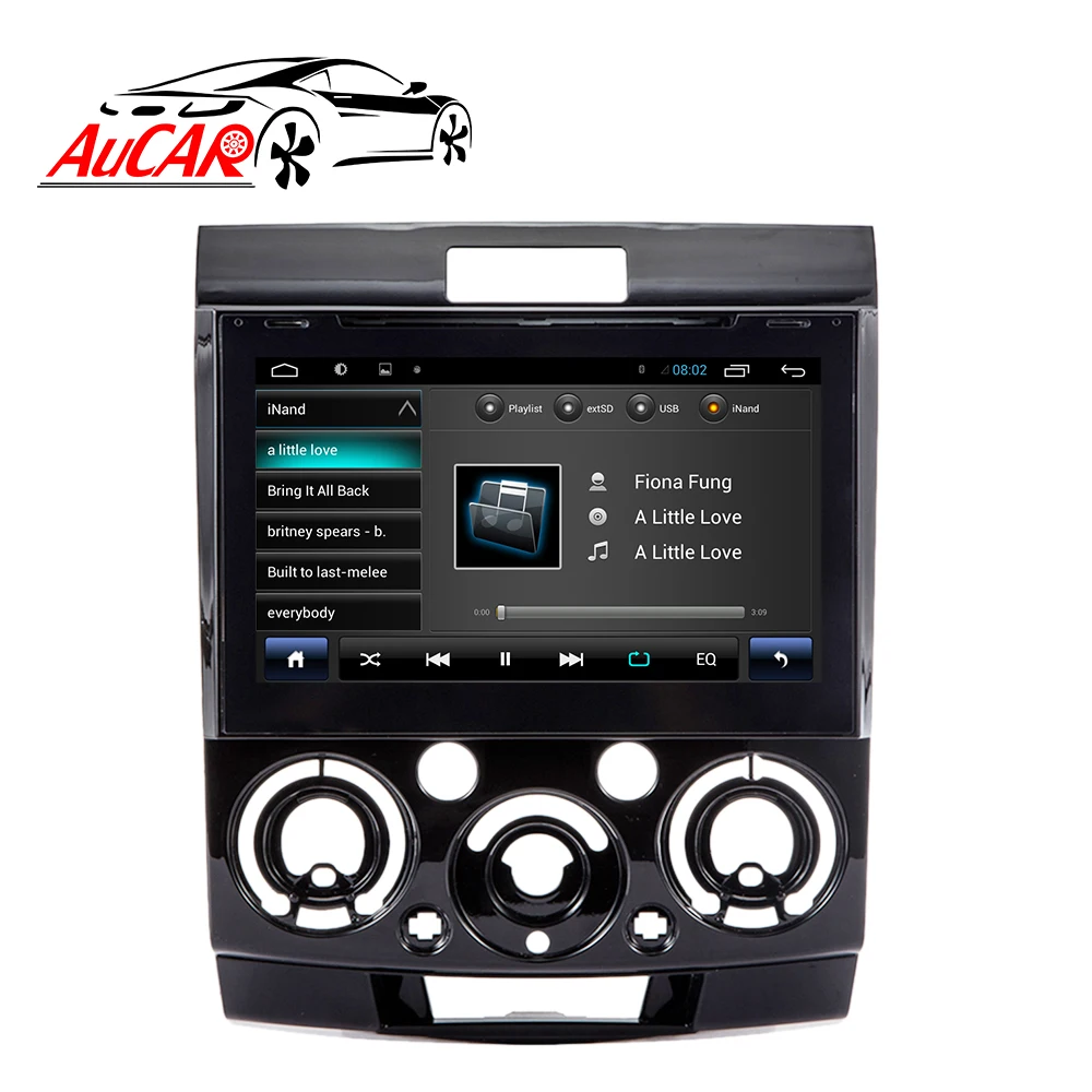 Автомагнитола AuCAR для Ford Ranger F250 2006-2011, 8 дюймов, Android, DVD, GPS, Wi-Fi, 4G, GPS