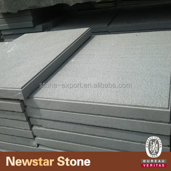
Natural split surface calibrated Grey Sandstone Tiles 