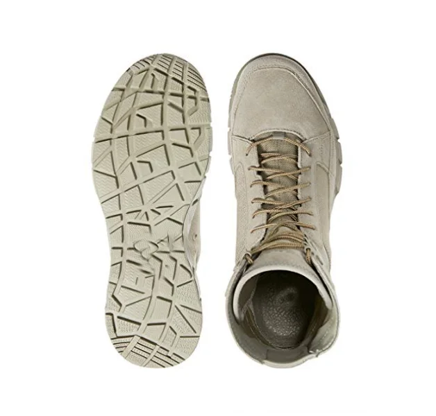 HBA29 Военная Боевая Охота серый 7 дюймов, шоколадного цвета темного цвета замшевые ботильоны на очень легкий вес штурмовые ботинки-дезерты