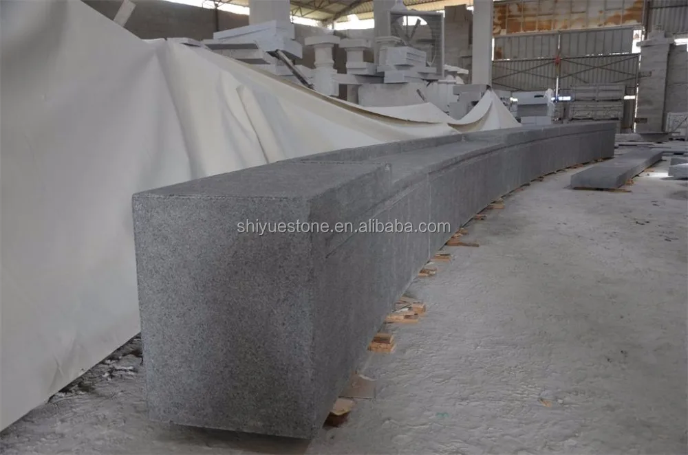 
Chinese G654 Flamed Granite Kerbstones For Park/Garden Decoration 
